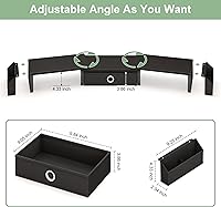 RUILALIFE Dual Monitor Stand Riser with Drawer — image 4
