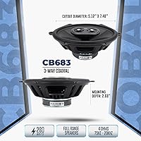 Orion CB683 6x8″ 3-Way Coaxial Car Speakers — image 3