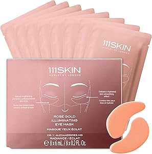 111SKIN Rose Gold Illuminating Eye Mask, 8 Pairs Review