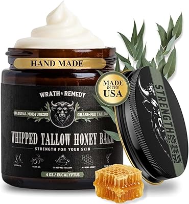 Wrath & Remedy Organic Beef Tallow for Skin - 4oz Eucalyptus