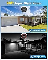 WEILAILIFE 5MP Wireless Security Camera System with 10″ Monitor — image 5