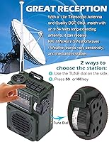 ZHIWHIS ZWS-700 Shortwave Radio with Bluetooth — image 3