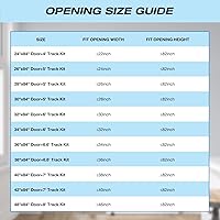 COSHOMER 30in x 84in 5-Panel Sliding Glass Barn Door — image 6