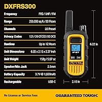 DEWALT DXFRS300 Walkie Talkies — image 7