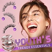 PALIMAINY Magnetic Eyelashes with Applicator, 3 Pairs - Natural, Wispy, Fluffy Styles — image 2