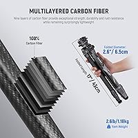 NEEWER LITETRIP LT32 Carbon Fiber Travel Tripod — image 4