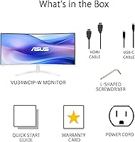 ASUS VU34WCIP-W 34” Ultra-Wide Curved Monitor — image 9