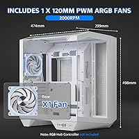 darkFlash DY470 Full-Tower ATX Gaming PC Case — image 5