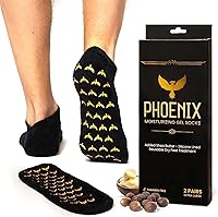 Phoenix Foot Peel Moisturizing Gel Socks for Men - Extra Large (2 Pairs) — image 1
