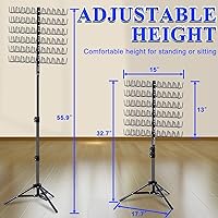 MIVERYEA Braiding Hair Rack Stand with 120 Pegs — image 5