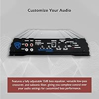 Rockville RV8.1A 8″ Loaded Car Subwoofer Enclosure with Mono Amplifier — image 7