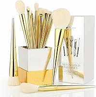 DUcare 15-Piece Makeup Brush Set with Holder — image 7