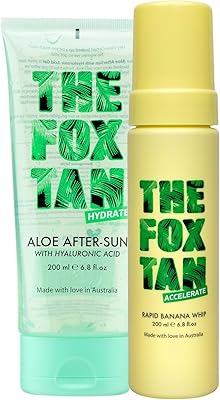 The Fox Tan Tropicool Duo Tanning Accelerator & After-Sun Gel Set 200ml