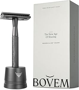 BOVEM Align Razor – Premium Single Blade Razor for Men with Stand and 5 Blade Refills Review