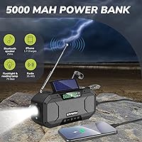 KAYINUO DF-580 Bluetooth Hand Crank Emergency Radio — image 4