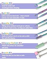 BQAN Nail Drill Bits Set, 17Pcs Tungsten Carbide Drill Bit Set — image 5