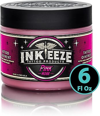 INK-EEZE Pink Tattoo Ointment 6oz