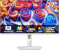 Cunpu 27-inch 1440p 120Hz IPS Monitor — image 1