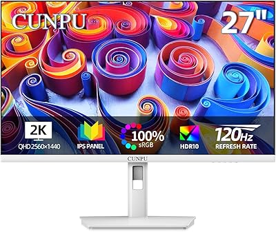 Cunpu 27-inch 1440p 120Hz IPS Monitor