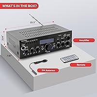 Pyle PDA5BU Bluetooth Stereo Amplifier — image 7