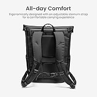 tomtoc Rolltop Laptop Backpack 25-30L — image 8