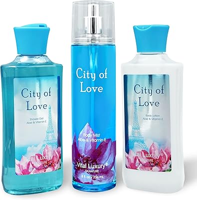 Vital Luxury City of Love Bath & Body Care Gift Set