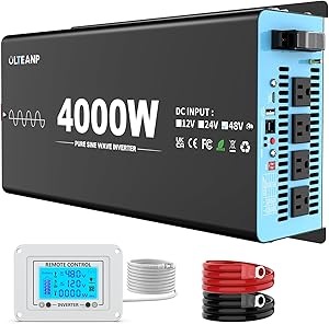 OLTEANP 48V 4000W Pure Sine Wave Inverter Review