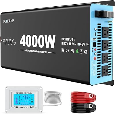 OLTEANP 48V 4000W Pure Sine Wave Inverter