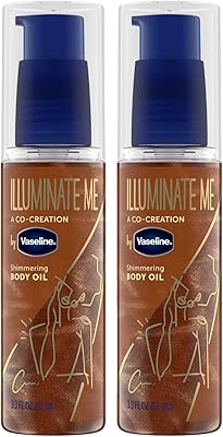 Vaseline Illuminate Me Shimmering Body Oil 3.3oz 2-Pack