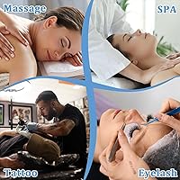 KIDOACOW Leather Massage Table Cover Protector - White, 80 x 32 x 4 inches — image 6