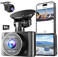 Nezion D3 4K/1080p Dual Dash Camera with Wi-Fi — image 1
