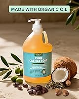 Yoken Organic Castile Soap Liquid (Unscented, 64 oz) — image 5