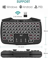 Rii RK707 3-in-1 Wireless Game Controller, Keyboard, and Mouse Combo — image 2