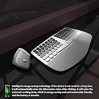 LgnitionKeys LK02 Ergonomic Wireless Keyboard and Mouse Set — image 3
