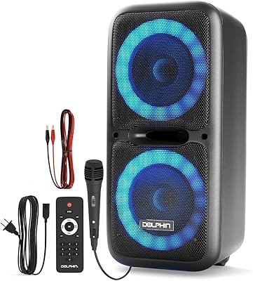Dolphin SP-2120RBT 12″ Dual Party Speakers