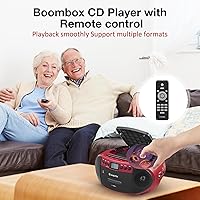 G Keni BT-9224MU Portable CD and Cassette Player Boombox — image 3