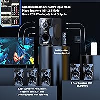 Bobtot B48 5.1 Channel Surround Sound Speaker System — image 6