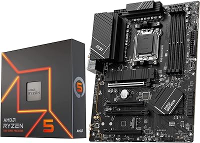INLAND MSI PRO B650-P WiFi Motherboard with AMD Ryzen 5 7600X Processor