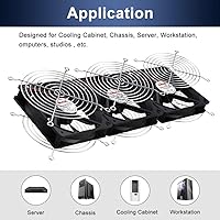 Wathai Dual Ball 3 x 120mm Computer Fan with AC Plug — image 6