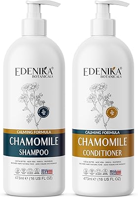 Edenika Botanicals Chamomile Shampoo and Conditioner Set 16oz