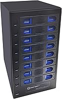 IO CREST 8-Bay Tool-Less SATA Hard Drive Enclosure, 22TB Capacity — image 1
