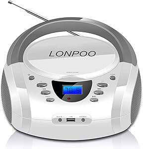 LONPOO LP-D01 CD Player Boombox Review