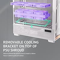 Antec Flux Pro White Full-Tower PC Case — image 16