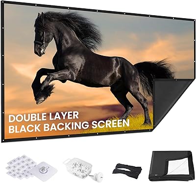 IOLIEO 100-inch Projector Screen 2025 Upgraded