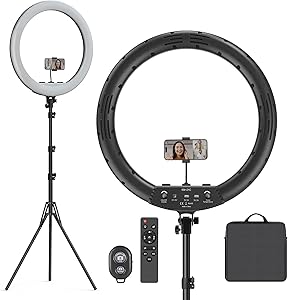 Hagibis 21-inch Ring Light with Stand Review