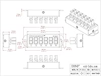 Chunzehui F-1011 6-Position 45A Power Pole Distribution Block Module — image 5