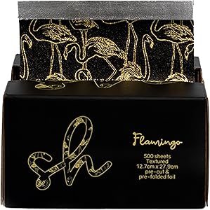 Simply Hair Pop-Up Hair Foil - Flamingo Print, 500 Sheets