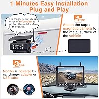 Yakry Y02 Wireless Backup Camera with 5″ Monitor — image 2