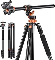 K&F CONCEPT 90" Ultra High Camera Tripod T254A7+BH-28L — image 1