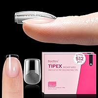 Beetles Tipex Instant Apex Nail Tips Squoval XS Short 512pcs — image 1
